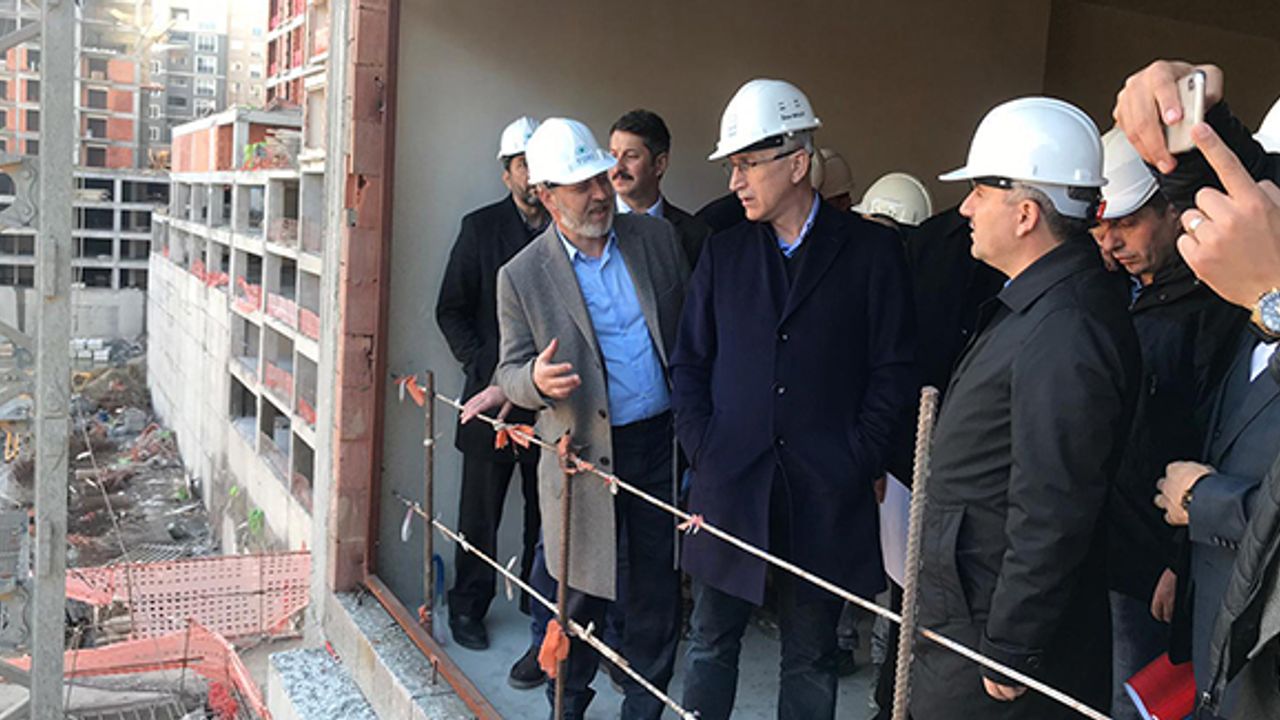 TOKİ Başkanı Ömer Bulut, İstanbul şantiyelerini inceledi!