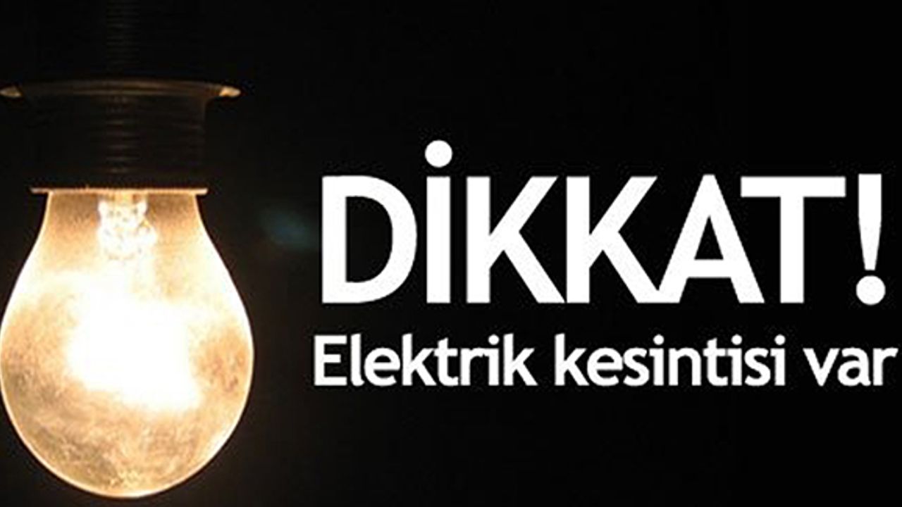 Bursa elektrik kesintisi 4-5 Nisan 2021!
