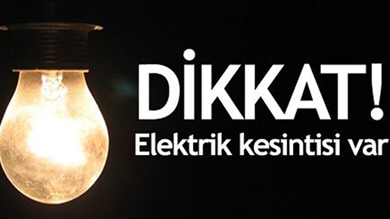 Bursa elektrik kesintisi 9-10 Nisan 2021!