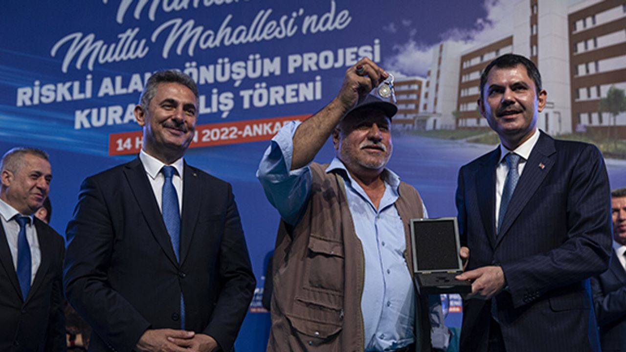 Mamak Mutlu Mahallesi Kentsel Dönüşüm Projesi'nde kuralar çekildi!