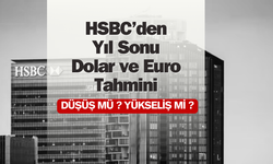 HSBC'den Yıl Sonu Dolar ve Euro Tahmini!