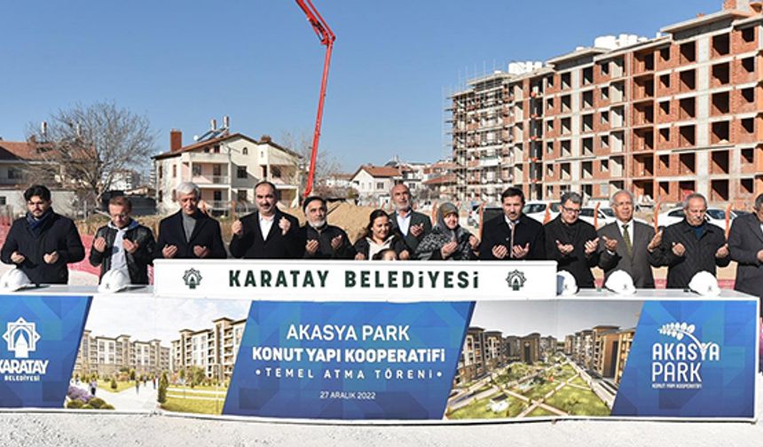 Akasya Park Konut Yapı Kooperatifi'nin temeli atıldı!